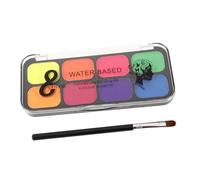 HOMSFOU 1 Ensemble Peinture De Couleur De Visage Faire La Fête Soin Du Visage Coloré Étiqueter Enfants Peintures Se Maquiller Lavable Pour Peinture à Base D'eau