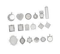 HOMSFOU 1 Ensemble Set de Pendentifs Alliage pour Trays Diy pour Colliers Bracelets Accessoires Artisanaux
