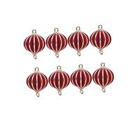 HOMSFOU 1 Ensemble Set de Pendentifs Diy Forme de Lanternes Chinoises pour Création de Bijoux Accessoires de Fabrication pour Colliers Bracelets et Décorations