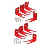 HOMSFOU 1 Ensemble Support Extincteur Murale avec Kit de Montage Ensemble Vis et Rembourrages pour Installation Facile et Pratique