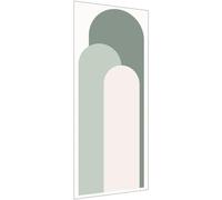 HOMSFOU 1 Feuille Wall Sticker Mur Protecteur Autocollant Géométrique Sticker Décoratif Amovible Minimaliste Papier Peint Boho Autocollants Stickers Décor À La Maison Pvc Fleur