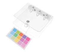 HOMSFOU 1 Jeu Couverture Transparente Pvc Pour Classeur À Anneaux Protection Pratique Pour Carnet Et Fournitures De Bureau 2 Pièces