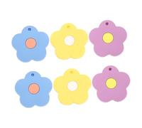 HOMSFOU 1 Jeu Couvre Clés Silicone Forme De Colorées Pour Identifier Facilement Vos Clés Protections Mignonnes Pratiques Pour Prolonger Durée De Vie 6 Pièces