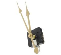 HOMSFOU 1 Jeu Grand Kit De Mécanisme D'horloge Horloge Murale Radiocommandée Pièces D'horloge Murale Numérique Horloge Radio-pilotée Horloges Haut-parleur Réveil Simple Golden Plastique