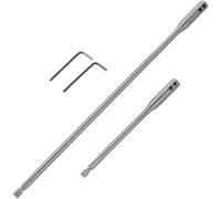 HOMSFOU 1 Jeu Perceuse tige d'extension rallonge de foret rallonge de forage tariere perceuse tarière perceuse rallonge de bits rallonges de mèches à bois Acier à haute teneur en carbone