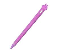HOMSFOU 1 Pc à Stylo en Silicone Pomme Rétractable Stylet pour Deuxième Plumier Chargeur Écrans Crayon Stylet De USB Poignées Appareil Stylos Clavier Gel De Silice Violet,Mauve