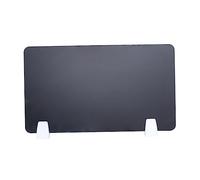 HOMSFOU 1 Pièce Baffle Acrylique Bouclier De Bureau De Test en Classe Étude Confidentialité Diviseurs Cloisons De Bureau Diviseur De Bureau Cloison De Bureau Planche Panneau De Table Noir