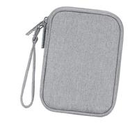 HOMSFOU 1 pièce Pochette de Rangement pour Câbles et Écouteurs de Voyage Multi Fonctionnel Gris Organiseur Compact pour Accessoires Électroniques pour et Déplacements