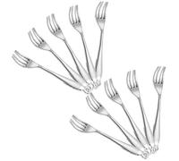 HOMSFOU 10 Pcs Charms En Argenté Antique Fourchette Vintage Pour Fabrication De Bijoux Diy, Pendentifs Mignons Pour Colliers Et Bracelets