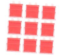 HOMSFOU 10 Pièces Boîte de Craies à Tailleur Pratique Poudre Accessoires de Couture Utiles pour Diy Rouge