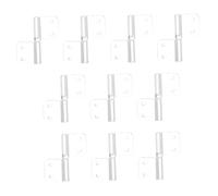 HOMSFOU 10 Pièces Charnière acrylique mini loquet de porte complet gigue chevalet charnières pour placards charnieres pour placards charnières de porte pliante charnière de table blanche