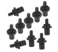 HOMSFOU 10 pièces Connecteur de Manche de Brosse Wc à Embout Adaptateur pour Têtes de Brosse à Compatible et Facile à Installer