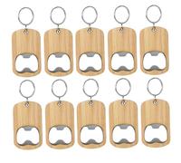 HOMSFOU 10 pièces Décapsuleurs Porte Clés Lot de Ouvre Bouteilles pour Fêtes et Événements Pratiques et Élégants pour Boissons et Cocktails