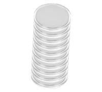 HOMSFOU 10 Pièces ébauches métalliques caisson de rangement carton rangement box domotique ébauches de gravure rondes pièce de monnaie en métal pièce vierge pour bijoux cuivre Golden