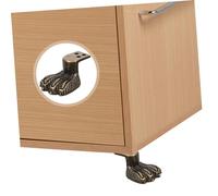 HOMSFOU 10 Pièces Jewelry Box Feet and Wood Case Corner Protectors Durable Wooden Box Legs for Decorative Furniture Accessories