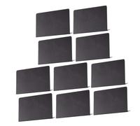 HOMSFOU 10 pièces Lot de Panneaux à Craie Miniatures Effaçables PVC Résistant à Eau pour Messages et Étiquettes de Table Polyvalents pour Buffet Fête et Mariage