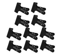 HOMSFOU 10 pièces Lot de Pinces Robustes pour Fond Photo Clips à Ressort Antidérapants pour Toile PVC Maintien Sûr Studio et Extérieur Usage Facile Main
