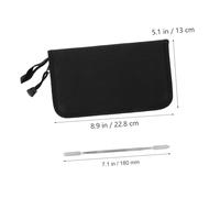 HOMSFOU 10 Pièces Lot Outils Sculpture Argile Acier Inoxydable Couteaux Gravure pour Poterie Kit Complet avec Sac de Rangement Adaptés Débutants et