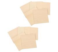 HOMSFOU 10 pièces Lot Plaques Contreplaqué Tilleul pour Bricolage Planches Lisses Gravure et Peinture DIY Supports Artisanaux Polyvalents