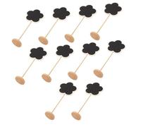HOMSFOU 10 Pièces Mini Tableau à Message avec Décoration Réutilisable pour Pots de Fleurs et Événements Panneaux Effaçables pour Organisation et Messages Familiaux