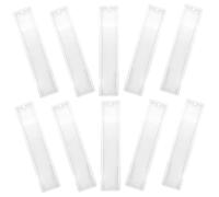 HOMSFOU 10 pièces Moule à Marque-page Silicone Rectangulaire Réutilisable Moule DIY Époxy Résistant et Pratique pour Étudiants et Amateurs de Papeterie