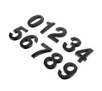 HOMSFOU 10 Pièces Numéros de Maison Autocollants Lot de Chiffres Autocollants Auto Adhésifs pour Adresse de Rue Plaque Décorative pour Boîte Aux Lettres Portes et Fenêtres