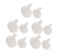 HOMSFOU 10 pièces Silicone Bubble Core Inserts Set for DIY Plush Toy Repair Large Small for Creative Parent Child Crafting and Squeeze Toys Replacement