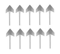 HOMSFOU 10 pièces Truelles INOX Angle Intérieur et Extérieur pour Enduit Outils de Finition Ergonomiques et Durables Lissage et Réparation Facile des Coins
