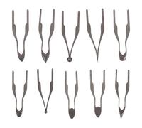 HOMSFOU 10 Pièces Wood Burning Pen Tips High Impedance Pyrography Wire Nibs Replacement Set For Professional And DIY Wood Burner Projects