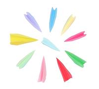 HOMSFOU 100 Pièces Avion Papier Garçon Fille Origami Décoratif pour Mariage et Fête Interactif Garçon Fille Facile à et Développer Patience