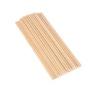 HOMSFOU 100 Pièces Bâtons Ronds pour Artisanat Ensemble de Matériaux Diy pour Construction de Modèles Jouets et Projets Manuels