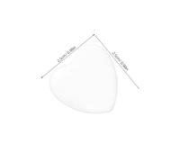 HOMSFOU 100 Pièces Cabochons Verre Cœur pour Bijoux DIY Embellissements Charmants Surface Lumineuse Accessoires pour Création Pendentifs et Décorations