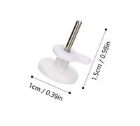 HOMSFOU 100 pièces Crochets Muraux Invisibles Sans Trace pour Photos et Objets Mini Clous de Suspension Solides pour Murs Durs et Protection Murale et Fixation Discrète