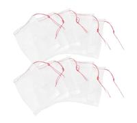 HOMSFOU 100 Pièces Paquet de Protection pour Fruits en Filet Léger | Mise en Place Facile, Structure Respirante et Résistante, pour Semis