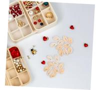 HOMSFOU 100 pièces Perles Naturel Spirale Pendentifs pour Bijoux DIY Décorations Fête Maison Perles Charmes pour Bracelets Artisanaux