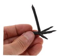 HOMSFOU 100 Pièces Plastic Crows Toy Feet Simulation Crow Claw Parts For Toy Making Whimsical Accessory