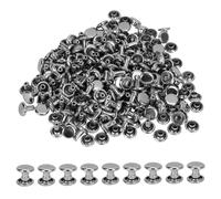 HOMSFOU 100 pièces Rivets à pour Album Photo et Scrapbook Accessoires DIY pour Reliure de Cahiers Carnets Recettes Rivets Creux Confortables et Polyvalents