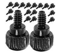 HOMSFOU 100 pièces Vis à Main pour Boîtier Ordinateur Vis à Main Antivibration Sans Outils de Serrage Rapide pour Panneau Latéral de Boîtier PC de pour Montage Facile et Fixation