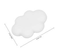 HOMSFOU 100pièces Accessoires Téléphone Portable Résine Blanc Nuages Décorations DIY pour Étui Téléphone et Trousse