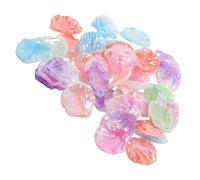 HOMSFOU 100pièces Breloques Pétale De Fleur Vrac Pour Colliers Et Bracelets Diy Bijoux Fournitures Pour Enfilage