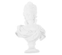 HOMSFOU 12 Buste Reine Élégante Décor Maison de Poupée Réaliste, Figurine Artistique Bureau, Ornement Décoration Intérieure Présent Fête