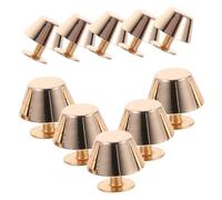 HOMSFOU 12 Pièces Accessoires de Sac Clous de Zinc pour Bricolage de Décoration Pratiques et Durables pour Sacs à Main et Artisanat
