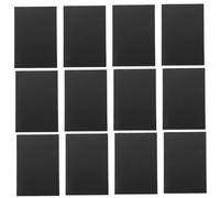 HOMSFOU 12 Pièces Coffret de de Voyage Papier Kraft Noir Bloc Notes Portables Pratiques pour Agenda et Journal Simple