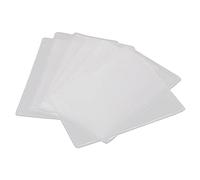 HOMSFOU 12 Pièces Porte Cartes Transparent pour Bus et Banque Protection Antipoussière et Antidécoloration Étui et Organiseur Pratique