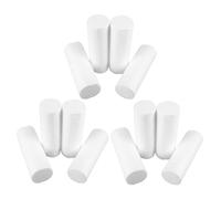 HOMSFOU 12 Pièces Tubes de Mousse Blancs Cylindres Polystyrène pour Projets DIY Bases de Couronnes et Modèles Architecturaux pour Garçon Fille