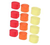 HOMSFOU 12 rouleaux Papier Crépon Coloré pour Décoration de Fête Couleurs Rouge Orange Jaune pour Festival de Récolte et Fête Automne