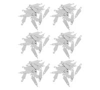 HOMSFOU 120 Pièces Double-head Stainless Steel Needle Threader Tool For Embroidery And Cross Stitch With Storage Box Large Eye Threading Aid For DIY Sewing And Crafting