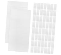 HOMSFOU 120 pièces Enveloppes Auto Adhésives pour Pourboires Lot de Enveloppes Papier pour et Invitations et Pratiques Blanc