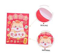 HOMSFOU 120 Pièces Year Of The Horse Lucky Money Envelopes For Lunar Year Traditional Spring Festival Packets With Elegant Packaging For Party Favor