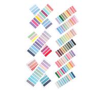 HOMSFOU 14 feuilles Marque Page Autocollant Transparent Portable de Bandes Adhésives pour Lecture Notes et Annotation Pratique et pour École et Bureau